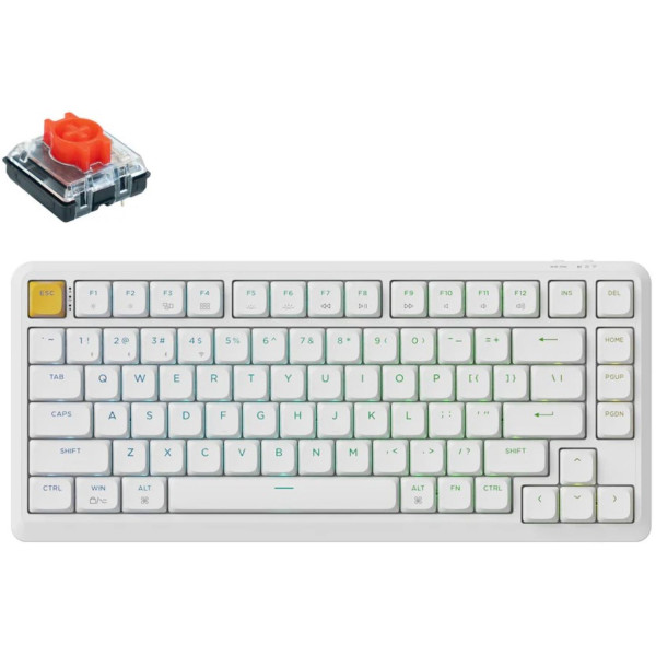 Фото - Клавиатура беспроводная игровая Keychron White (J1-Q1-UA)