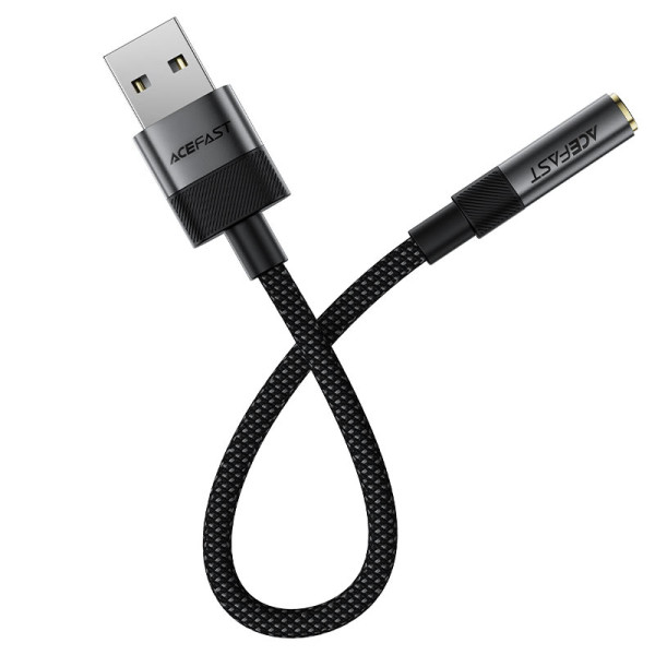 Фото - Переходник AceFast USB-A 3.5 mm 15 cm audio converter J13 (6974316285298)