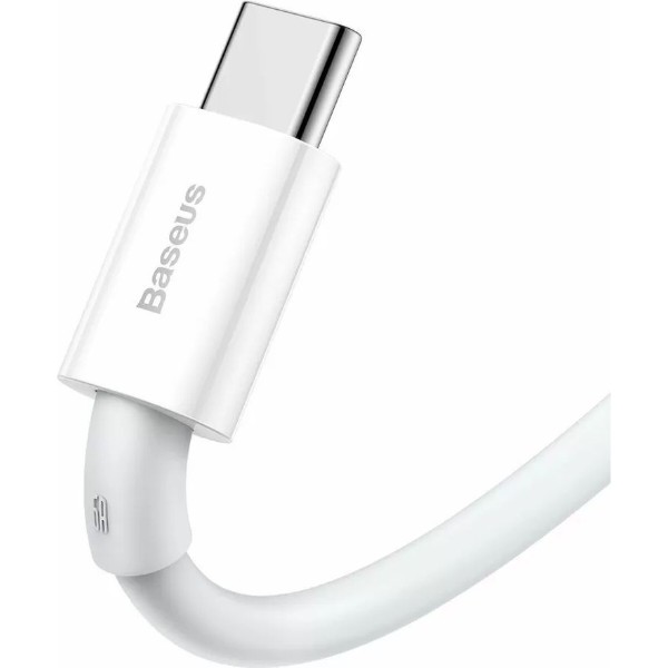 Фото - Кабель Baseus Superior Fast Charging USB-USB-C 1m White (CATYS-02)