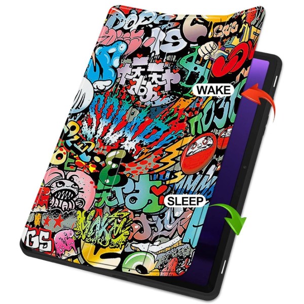 Фото - Чехол для планшета BeCover Flexible TPU Mate for Samsung Galaxy Tab S9 (SM-X710/SM-X716)/S9 FE (SM-X510/SM-X516B) 11.0" Graffiti (712534)