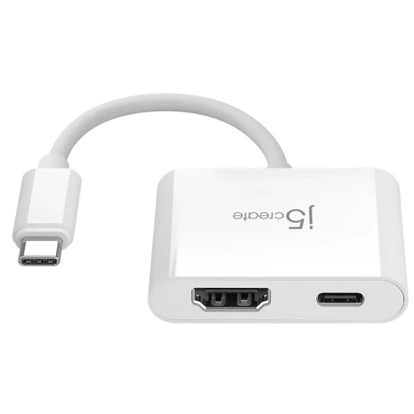 Фото - Хаб USB J5create USB-C 2-в-1 (HDMI/PD) (JCA152-N)