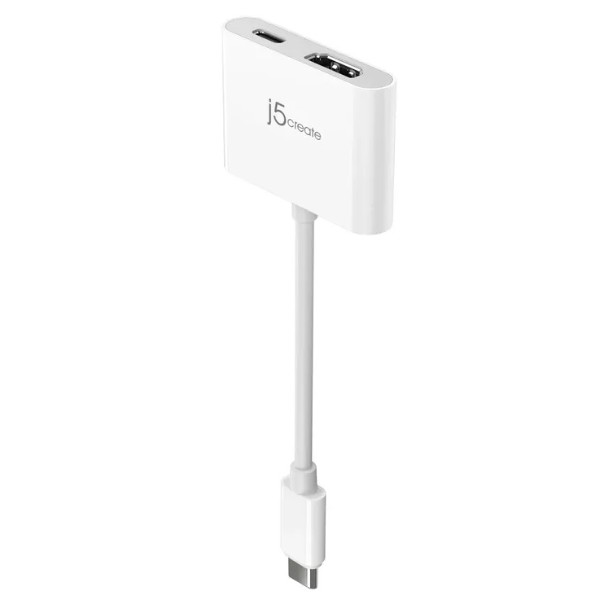 Фото - Хаб USB J5create USB-C 2-в-1 (HDMI/PD) (JCA152-N)