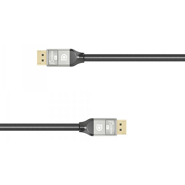 Фото - Кабель J5create DisplayPort V1.4 2 м (JDC43-N)