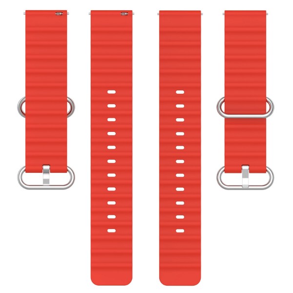 Фото - Ремешок для смарт-часов BeCover Wave Style (22mm) for Xiaomi Watch 2 Pro/S4/S3/S1 Pro/S1/S1 Active Red (714224)