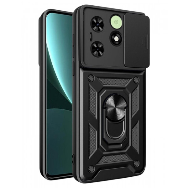 Фото - Чохол для смартфону BeCover Military for Tecno Spark 20C (BG7n) Black (710685)