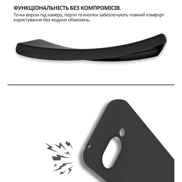 Фото - Чехол для смартфона BeCover for Google Pixel 9a Black (715053)