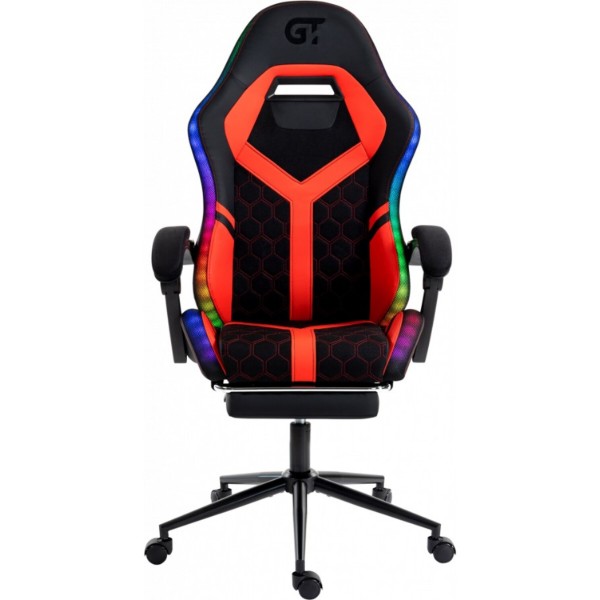 Фото - Крісло для геймерів GT Racer X-2336 Black/Red RGB