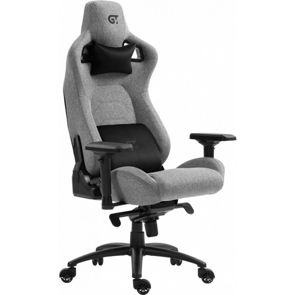 Фото - Крісло для геймерів GT Racer X-8004 Fabric Gray