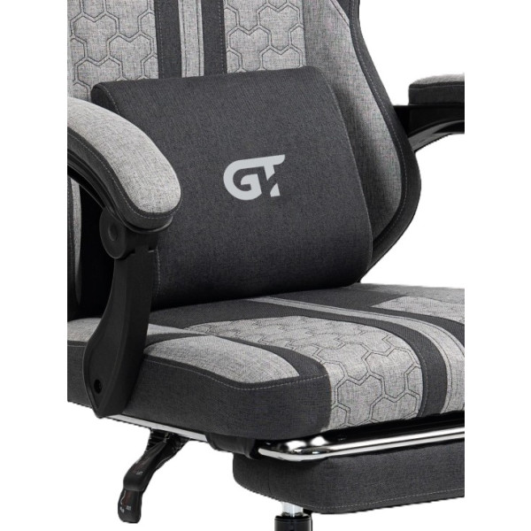 Фото - Крісло для геймерів GT Racer X-2337 Fabric Gray