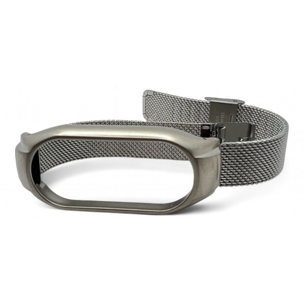 Фото - Ремінець для фітнес-браслета BeCover Metal for Xiaomi Mi Smart Band 9 Silver (711979)