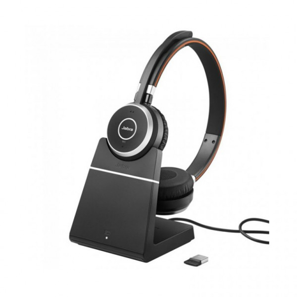 Фото - Гарнітура бездротова Jabra Evolve 65 MS Stereo + База (6599-823-399) Фото - Гарнітура бездротова Jabra Evolve 65 MS Stereo + База (6599-823-399)