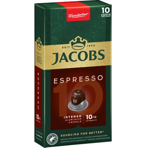 Фото - Кава в капсулах Jacobs Espresso 10 Intenso 10 шт.