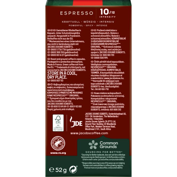 Фото - Кава в капсулах Jacobs Espresso 10 Intenso 10 шт.