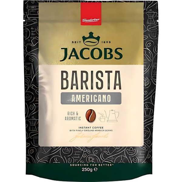 Фото - Кофе растворимый Jacobs Barista Americano 250г