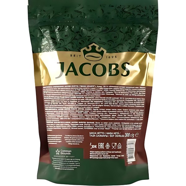 Фото - Кофе растворимый Jacobs Kraftig 300г
