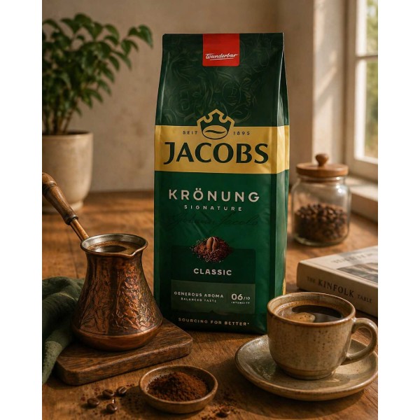 Фото - Кофе молотый Jacobs Kronung Classic 200г