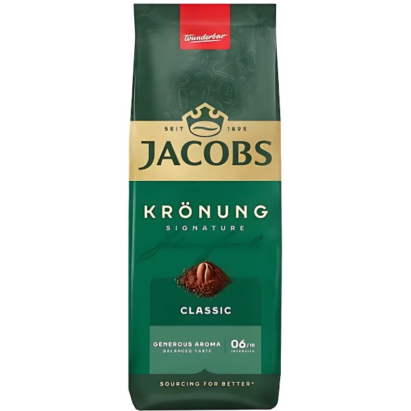 Фото - Кофе молотый Jacobs Kronung Classic 200г Фото - Кофе молотый Jacobs Kronung Classic 200г