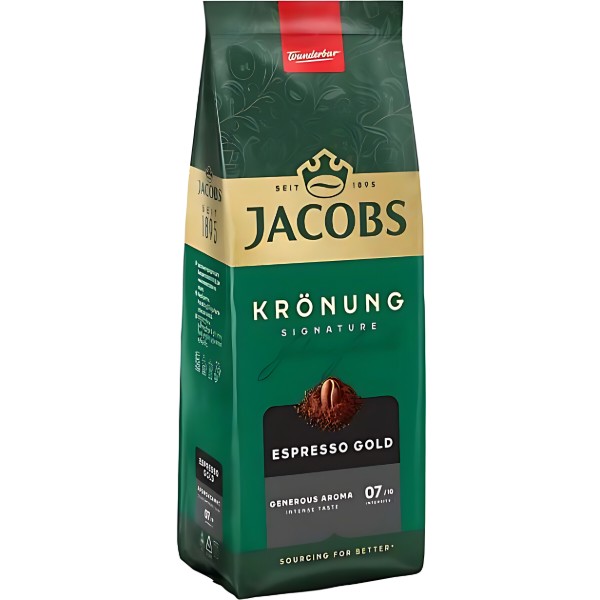 Фото - Кава мелена Jacobs Kronung Espresso Gold 200г