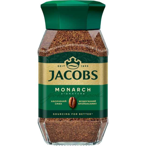 Фото - Кофе растворимый Jacobs Monarch 95г