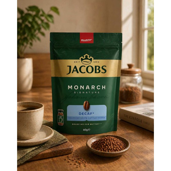 Фото - Кофе растворимый Jacobs Monarch Decaf 60г