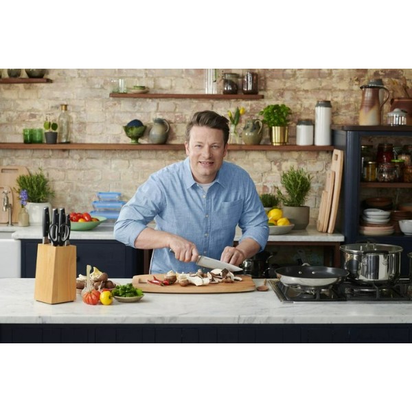 Фото - Ніж сантоку Tefal K2671844 Jamie Oliver 18 см