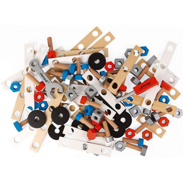 Фото - Конструктор деревянный Janod DIY 50 ел (J06480)