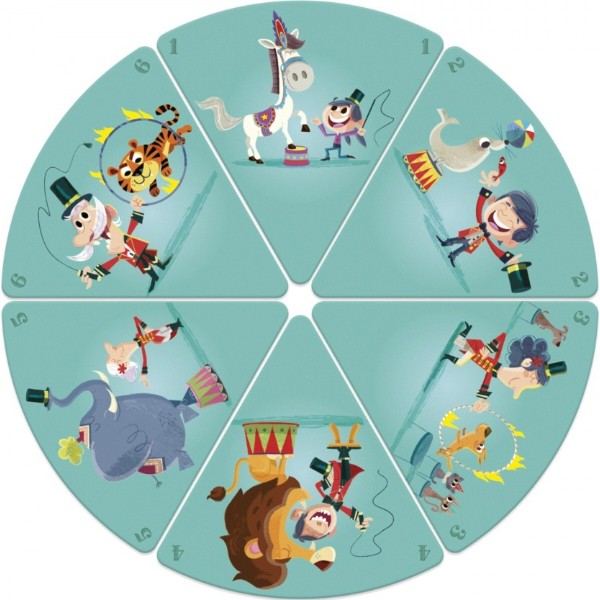 Фото - Настольная игра Janod Happy Families Цирк (J02755)