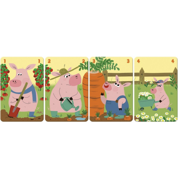 Фото - Настольная игра Janod Happy Families Ферма (J02756)