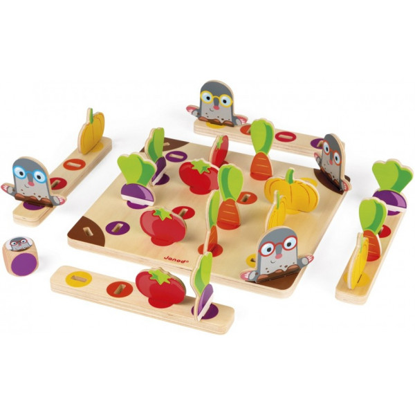 Фото - Настольная игра Janod Осторожно! Кроты! (J08246)