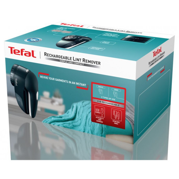 Фото - Тример для тканини Tefal JB7002E0 с USB кабелем