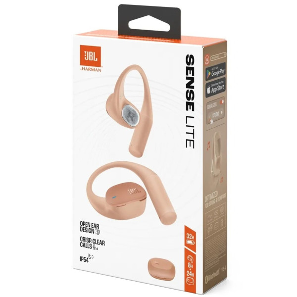 Фото - Навушники вкладиші бездротові TWS JBL Sense Lite Beige (JBLSENSELITEBEG)