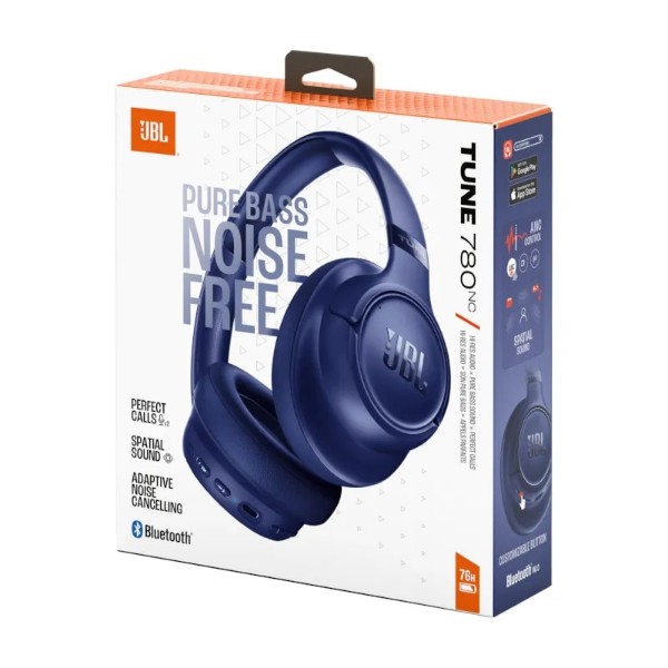 Фото - Навушники повнорозмірні бездротові JBL Tune 780 NC Blue (JBLT780NCBLU)