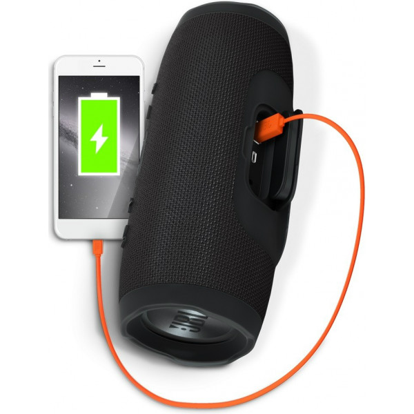 Фото - Портативная акустика JBL Charge 3 Black (JBLCHARGE3BLKEU)