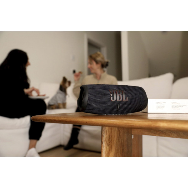 Фото - Портативна акустика JBL Charge 5 Black (JBLCHARGE5BLK)
