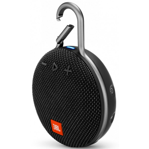 Фото - Портативная акустика JBL Clip 3 Black (JBLCLIP3BLK)