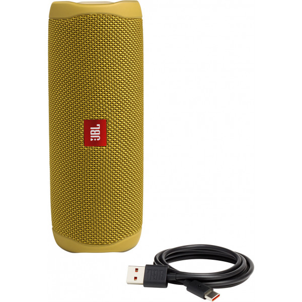 Фото - Портативна акустика JBL Flip 5 Yellow (JBLFLIP5YEL)