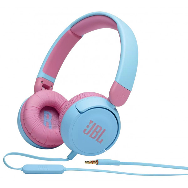 Фото - Навушники накладні дротові JBL JR 310 Blue (JBLJR310BLU)