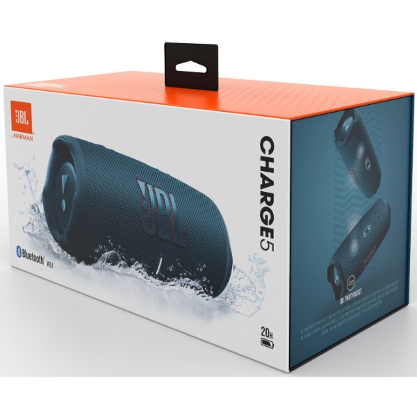 Фото - Портативная акустика JBL Charge 5 Blue (JBLCHARGE5BLU)