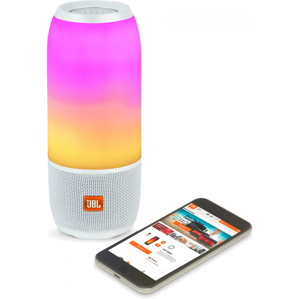 Фото - Портативна акустика JBL Pulse 3 White (JBLPULSE3WHTEU)