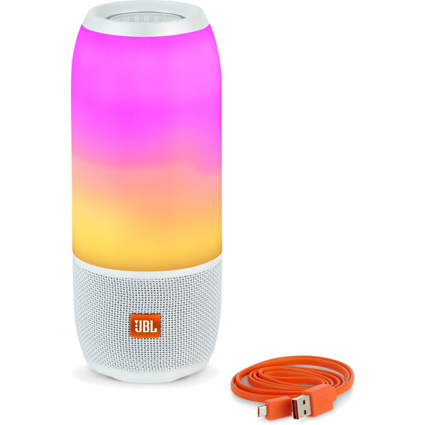 Фото - Портативна акустика JBL Pulse 3 White (JBLPULSE3WHTEU)