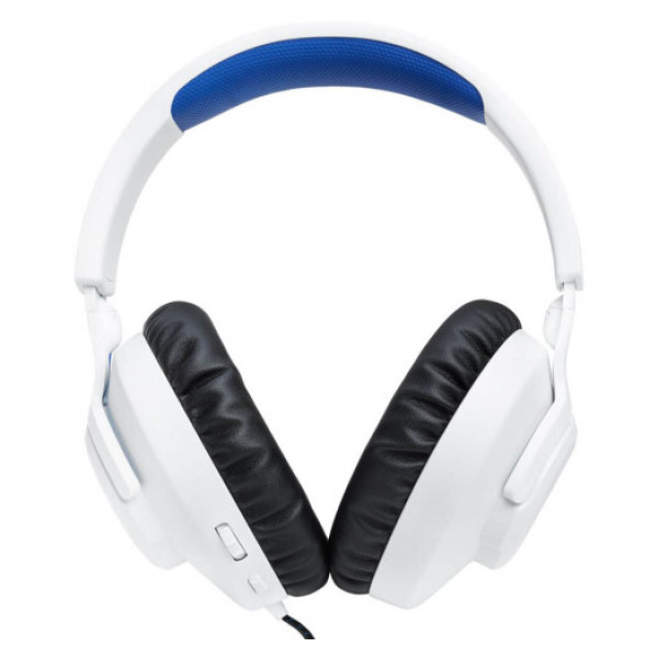 Фото - Гарнитура проводная игровая JBL Quantum 100P Console White (JBLQ100PWHTBLU)