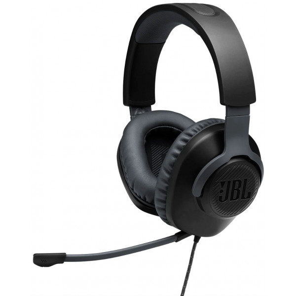 Фото - Гарнітура дротова ігрова JBL Quantum 100 Black (JBLQUANTUM100BLK)