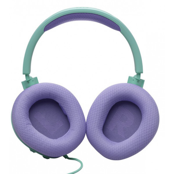 Фото - Гарнітура дротова ігрова JBL Quantum 100M2 Cyan (JBLQTUM100M2CYN)