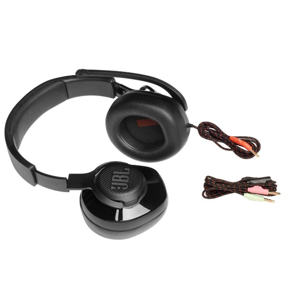Фото - Гарнитура проводная игровая JBL Quantum 200 Black (JBLQUANTUM200BLK)
