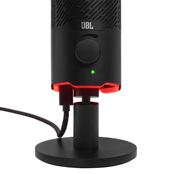 Фото - Мікрофон до комп'ютера JBL Quantu Stream Black (JBLQSTREAMBLK)