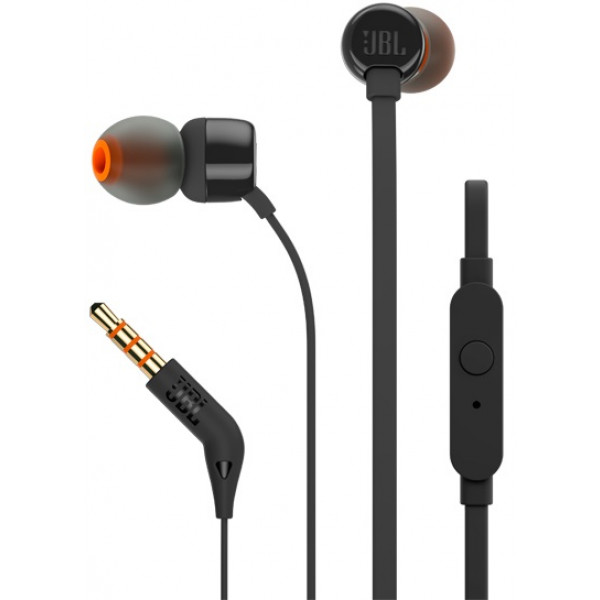 Фото - Наушники вкладыши JBL T110 Black (JBLT110BLK)