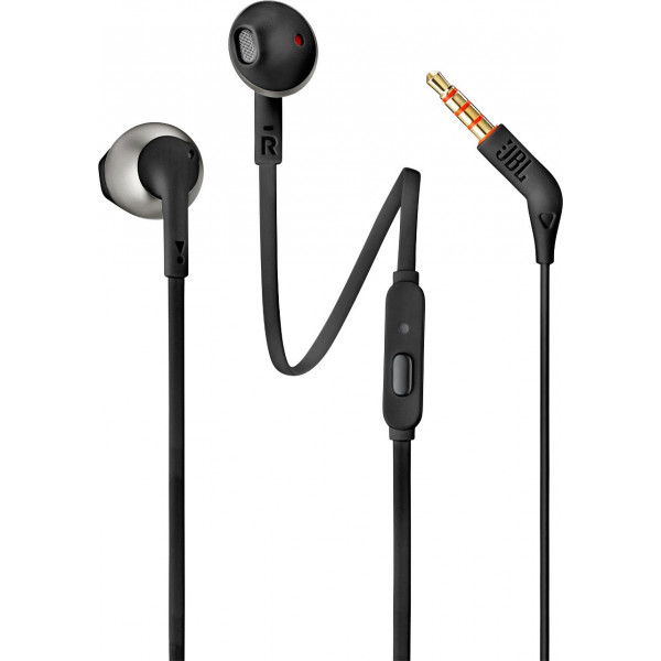 Фото - Навушники вкладиші JBL T205 Black (JBLT205BLK)
