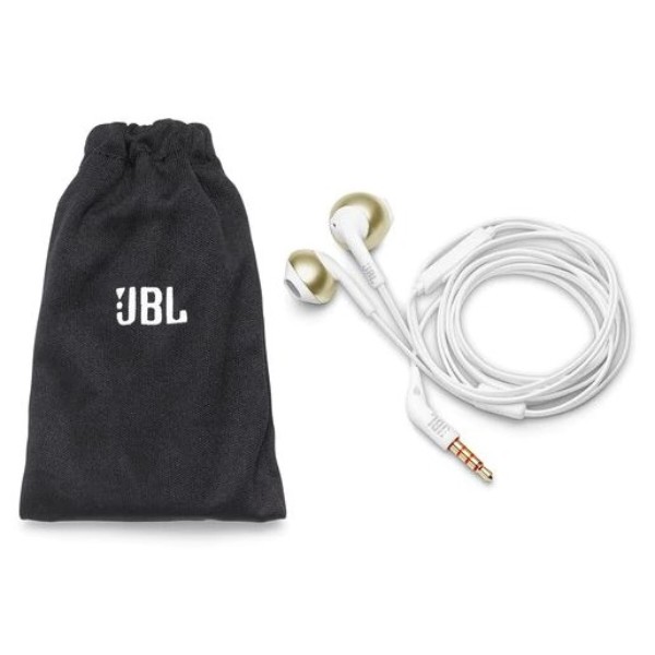 Фото - Наушники вкладыши проводные JBL T205 Champagne Gold (JBLT205CGD)