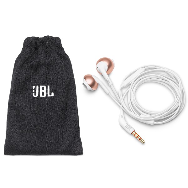 Фото - Наушники вкладыши JBL T205 Rose Gold (JBLT205RGD)