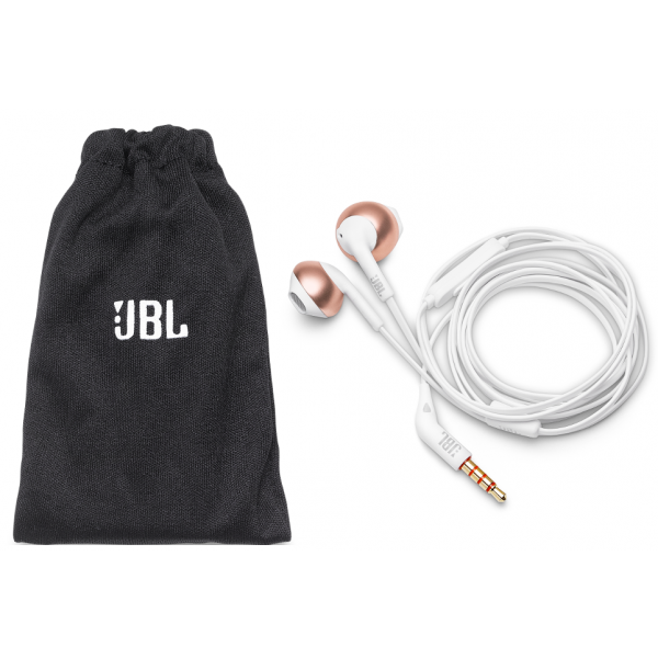 Фото - Навушники вкладиші JBL T205 Rose Gold (JBLT205RGD)